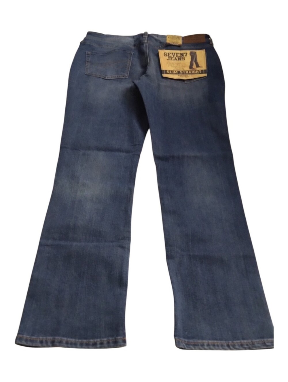 Seven7 Men's Dark Blue Jeans 34x32 New - Picture 3 of 6